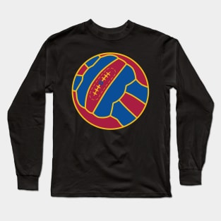 Barcelona Vintage Football Long Sleeve T-Shirt